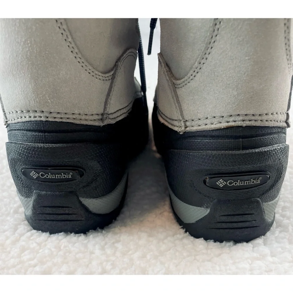 COLUMBIA • Blue/Grey Thermolite Water Resistant Cascadian Summit Winter Boots, 8 - Picture 7 of 16
